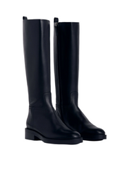 Leather Riding Boot - Black - CO Collections